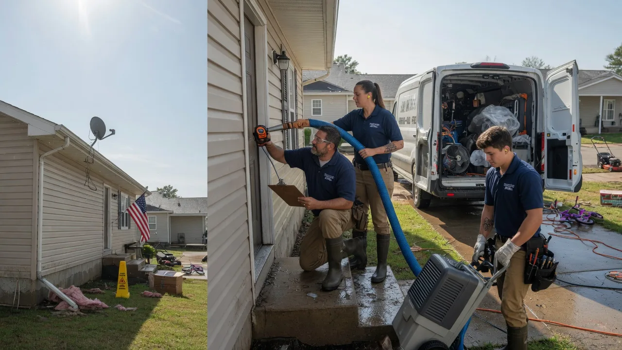 Ceiling Water Damage Restoration in Blanchard, OK near me